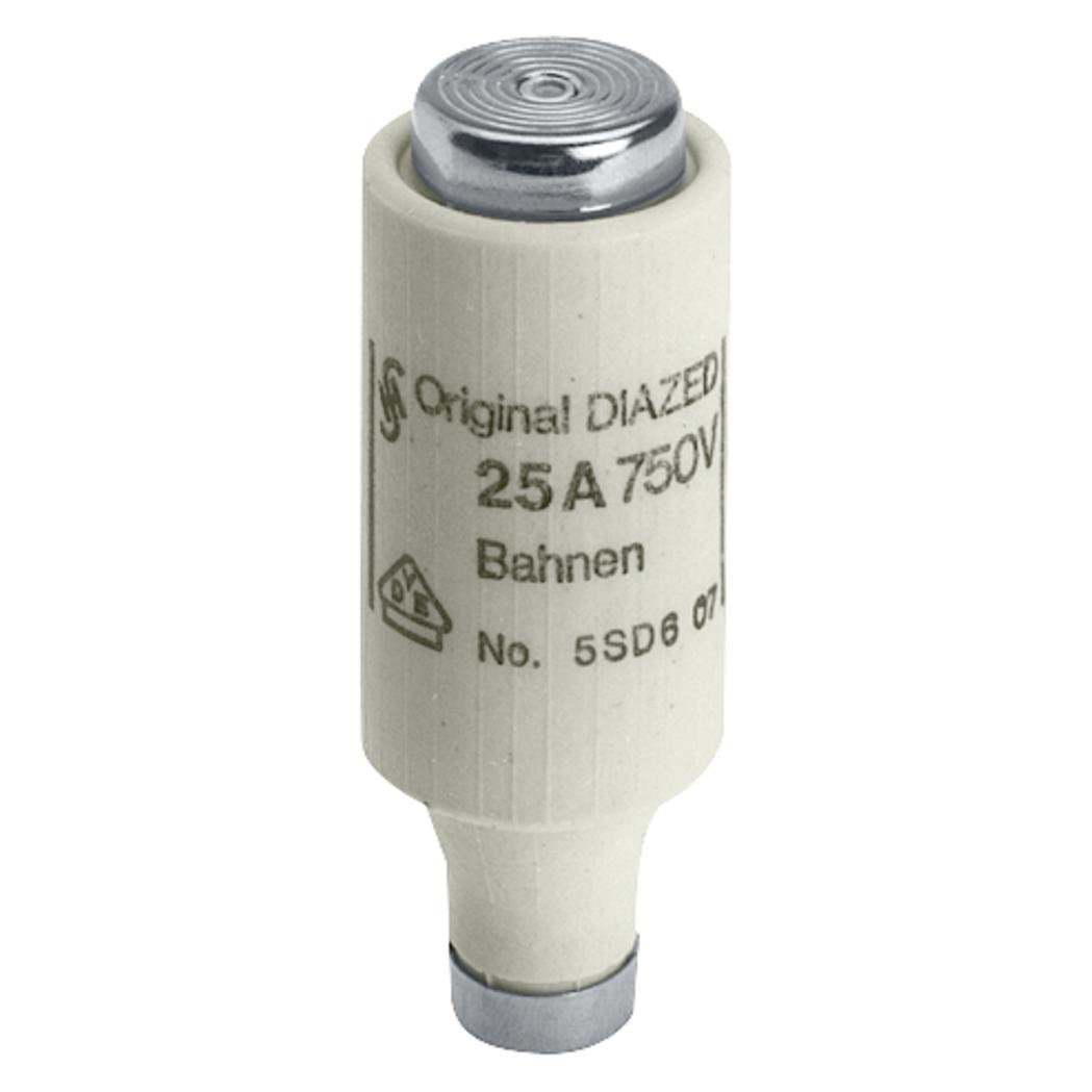 Siemens DIAZEDSicherungseinsatz 750V GleichstromBahnanlagenschutz Charakteristik (4 A) (5SD602)