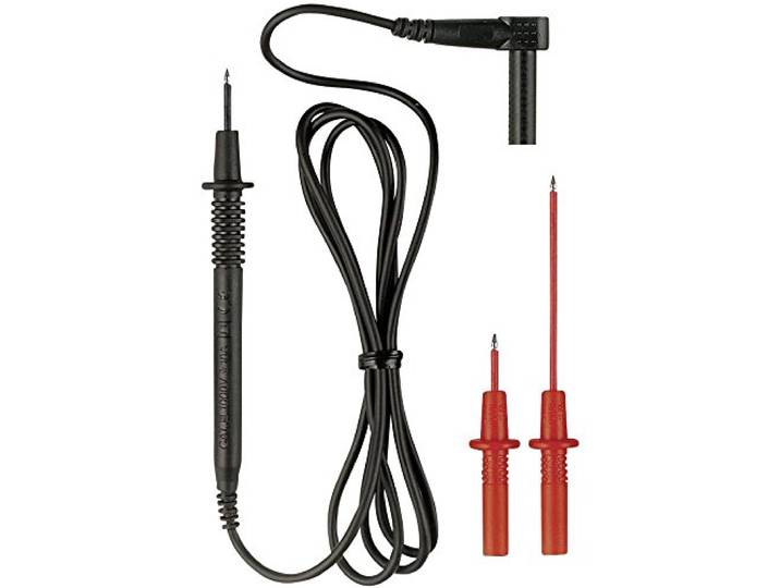 Benning 44119 044119 Veiligheidskabelset [lamellenstekker 4 mm stuiftip] 1,00 m zwart 1 st
