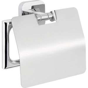 Tesa Toilettenpapierhalter Elegaant, verchromt, zum Kleben, für 1 Rolle, aus Metall