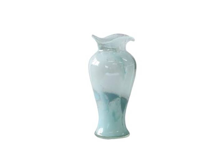 FZL02068LM Tischdeko Blaue antike Vasendekoration aus Glas Wohnzimmer-Blumenarrangement, TV-Schrank-Dekoration