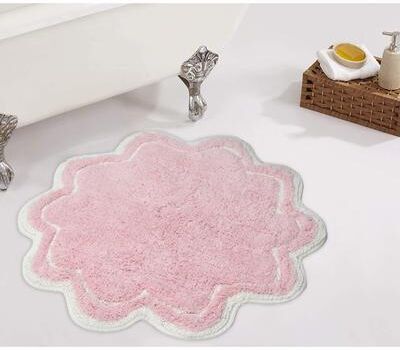 Home Weavers Inc Home Weavers Allure Collection Absorbent Cotton, Machine Washable and Dry Bath Rugs