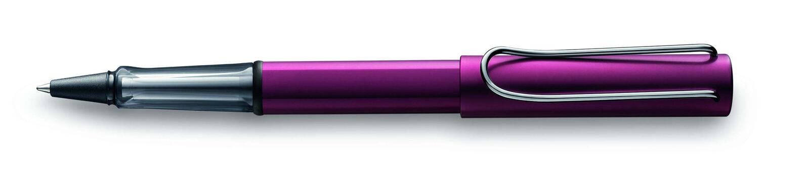 LAMY Tintenroller AL-star, schwarz, 0.3 mm, black-purple 1221736
