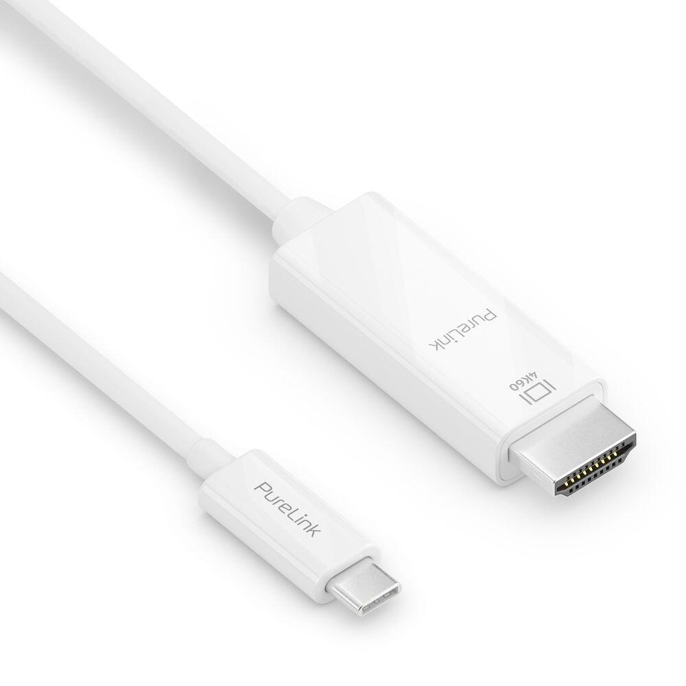 PureLink USB-C auf HDMI Kabel - 4K60 - iSerie - weiß - 3,00m IS2200-030