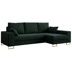 ECKSOFA Dorian Velvet Grün