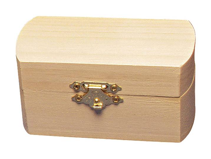 Rayher Holz Schatulle Halboval 10 × 6 cm