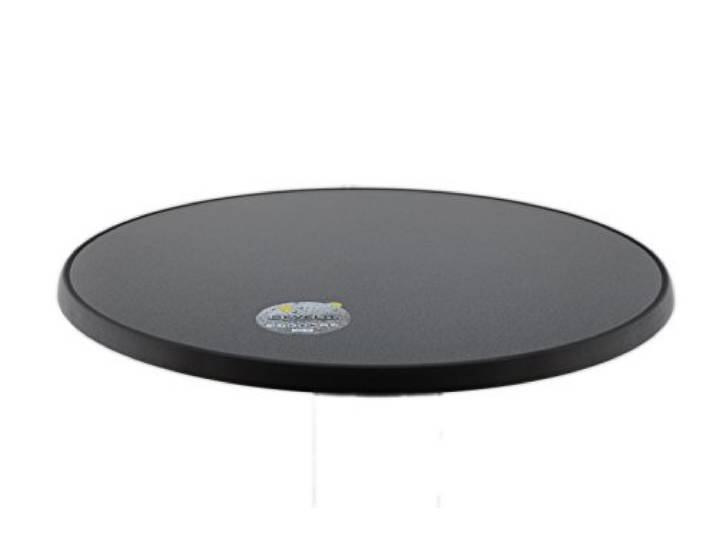 Sevelit Tischplatte Punti Design, rund, 850mm Durchmesser, wetterfest, schlagfeste Tischkante, Tischplatten ideal als Ersatzteil und zum Nachrüsten