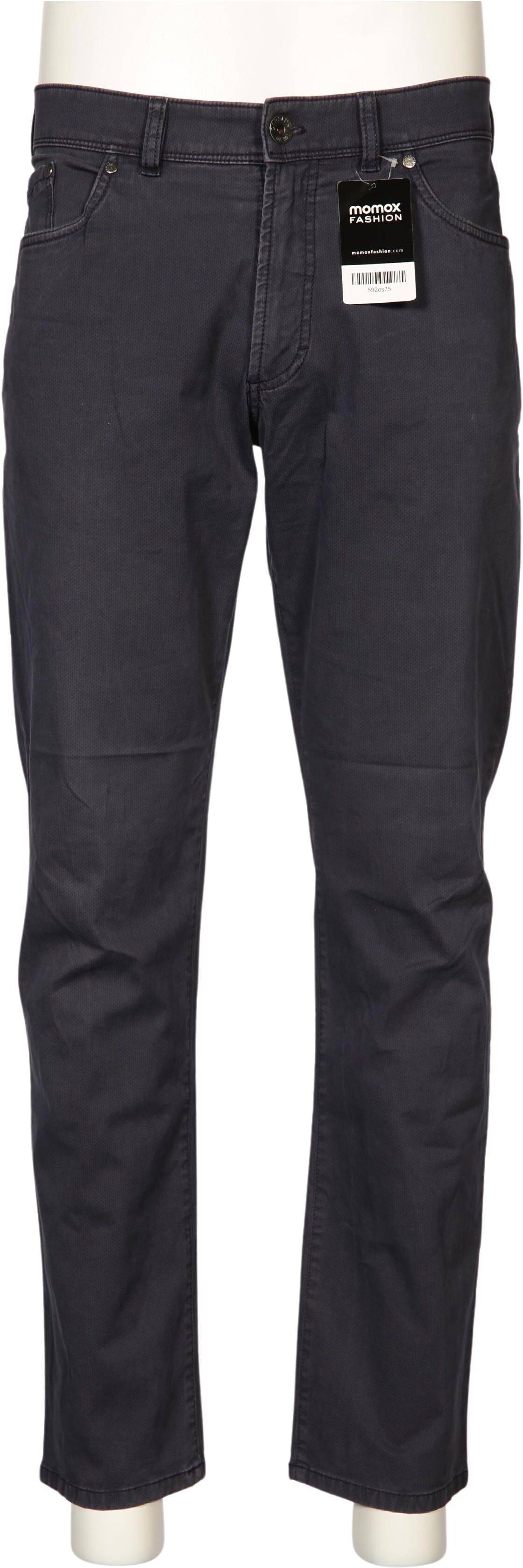 Atelier Gardeur Herren Stoffhose, Marineblau, Gr. W35, kein / Etikett - Second Hand