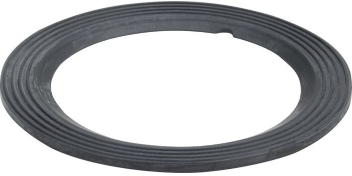 Viega Tempoplex Profildichtung 632670 116x26,5mm, Gummi schwarz, für d= 90mm Ablaufloch