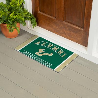 Evergreen 28 in. x 16 in. University of South Florida Alumni Full Color PVC Door Mat