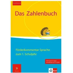 Das Zahlenbuch. 1.Schuljahr. Förderkommentar (Sprache) mit Kopiervorlagen und CD-ROM, Schulbücher von Evelyn Hang, Ralph Schwarzkopf, Marcus Nührenbörger, Daniela Götze