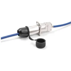 Delock RJ45 Modularer Stecker feldkonfektionierbar Cat.6A mit robus (Netzwerkkabel Stecker), Zubehör Netzwerk