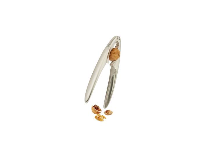 Nussknacker GEFU CLASSICO , silber, B:4,9cm H:1,9cm L:16,7cm, Zink, Nussknacker, Nussknacker, extra schwere Qualität, Zink