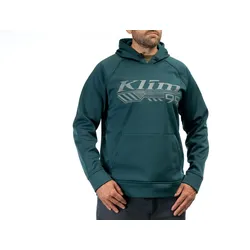 Klim Foundation, Kapuzenpullover - Dunkelgrün/Grau - XL