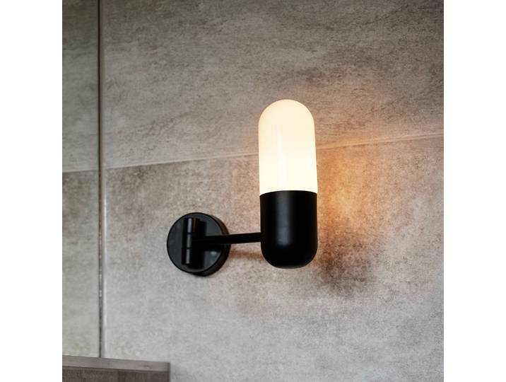 PR Home Wandlampe Zeta, dimmbar, schwarz, für Badezimmer, Metall, Modern, Wandleuchte, Wandlampe Bad