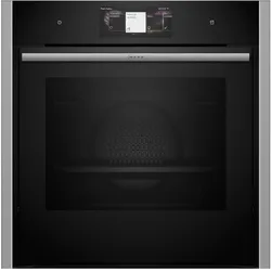 Neff B64FT33N0, Backofen Einbau, Silber, Schwarz