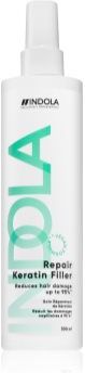 Indola Repair Keratin Filler tratamento regenerador para cabelos danificados e quimicamente tratados 300 ml. Repair Keratin Filler