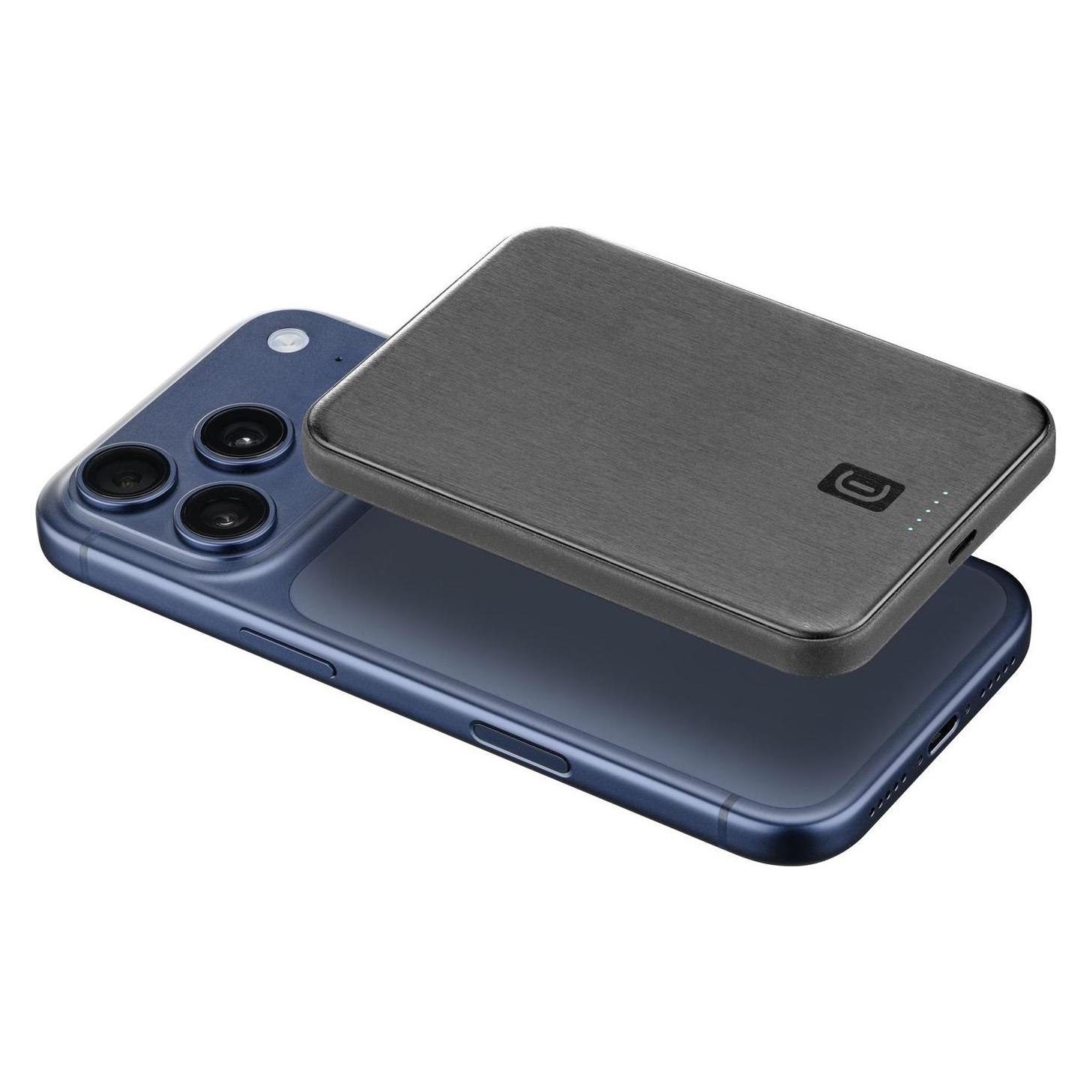 Cellularline MAG Airy Power Bank 5000mAh Qi2 (5000 mAh, 20 W) (PB5000SSQI25WK)
