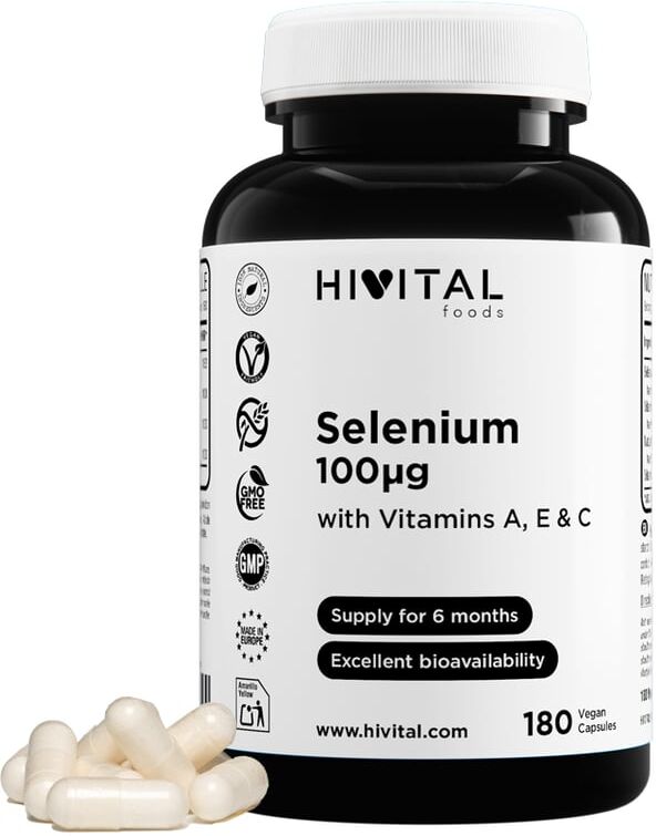 Hivital Foods Selenio 100 mcg 180 VCaps