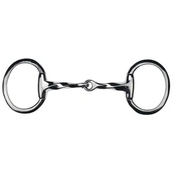 Gebiss FEE gedrehtes Olivenkopf einfach gebrochen, 14 mm