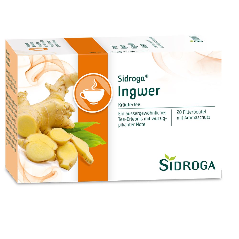 Sidroga Ingwer Tee Filterbeutel 20x0,75 g
