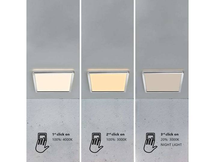 Oja 29 Square Plafonnier 3000/4000K White - Nordlux - Salon / séjour - Plastique