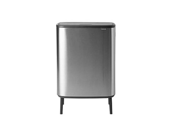 Brabantia Bo Touch Bin Hi, Matt Steel, Fingerprint Proof, 60L