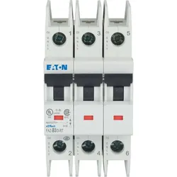 Eaton 132772 Leitungsschutzschalter, 3 A, 3p, Charakteristik: B FAZ-B3/3-RT