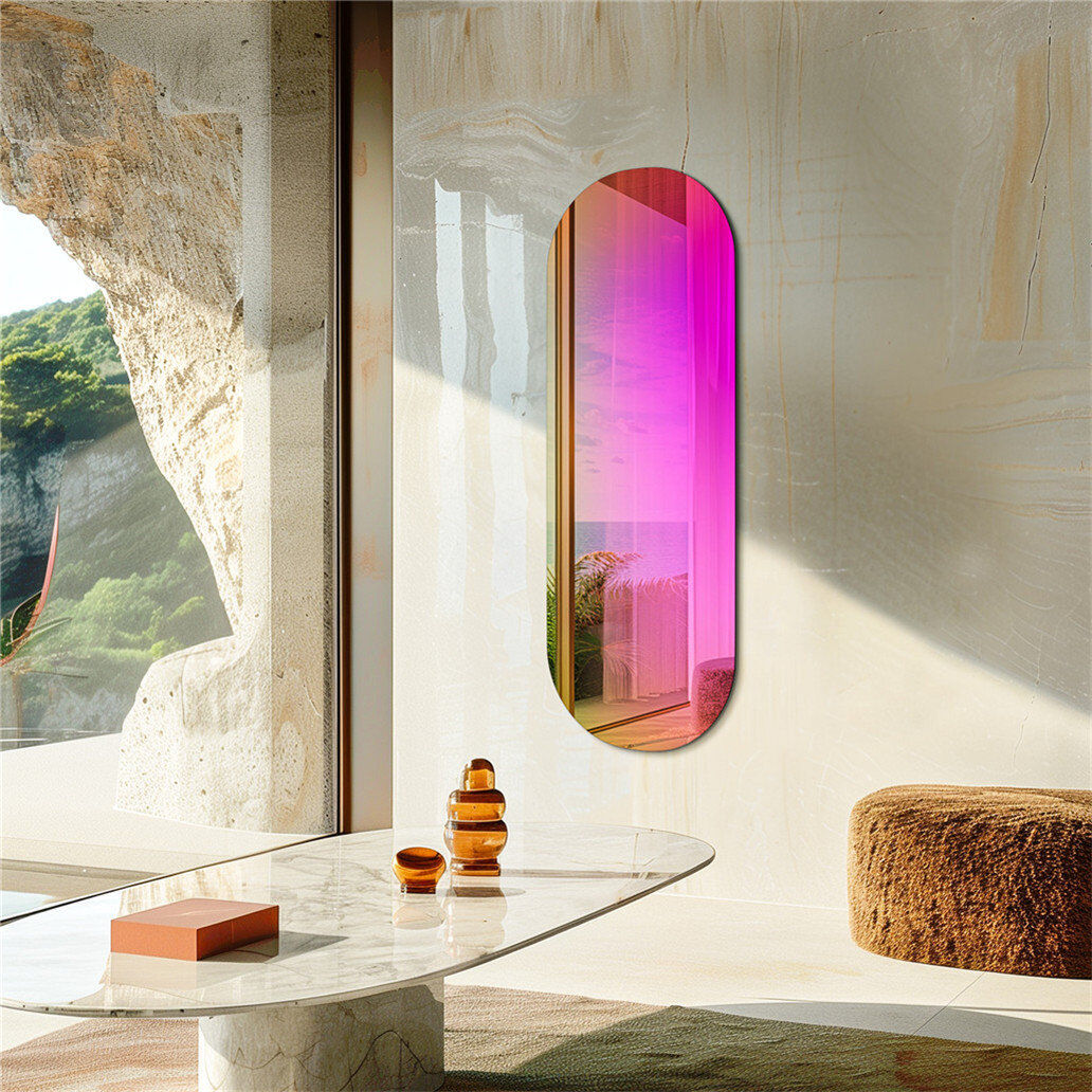 Metro Chemesh Wall Mirror 120cm x 44cm