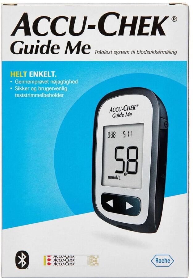 Accu-Chek Accu-Check Guide Me Blodsukkerapparat Startpakke Medicinsk udstyr 1 stk