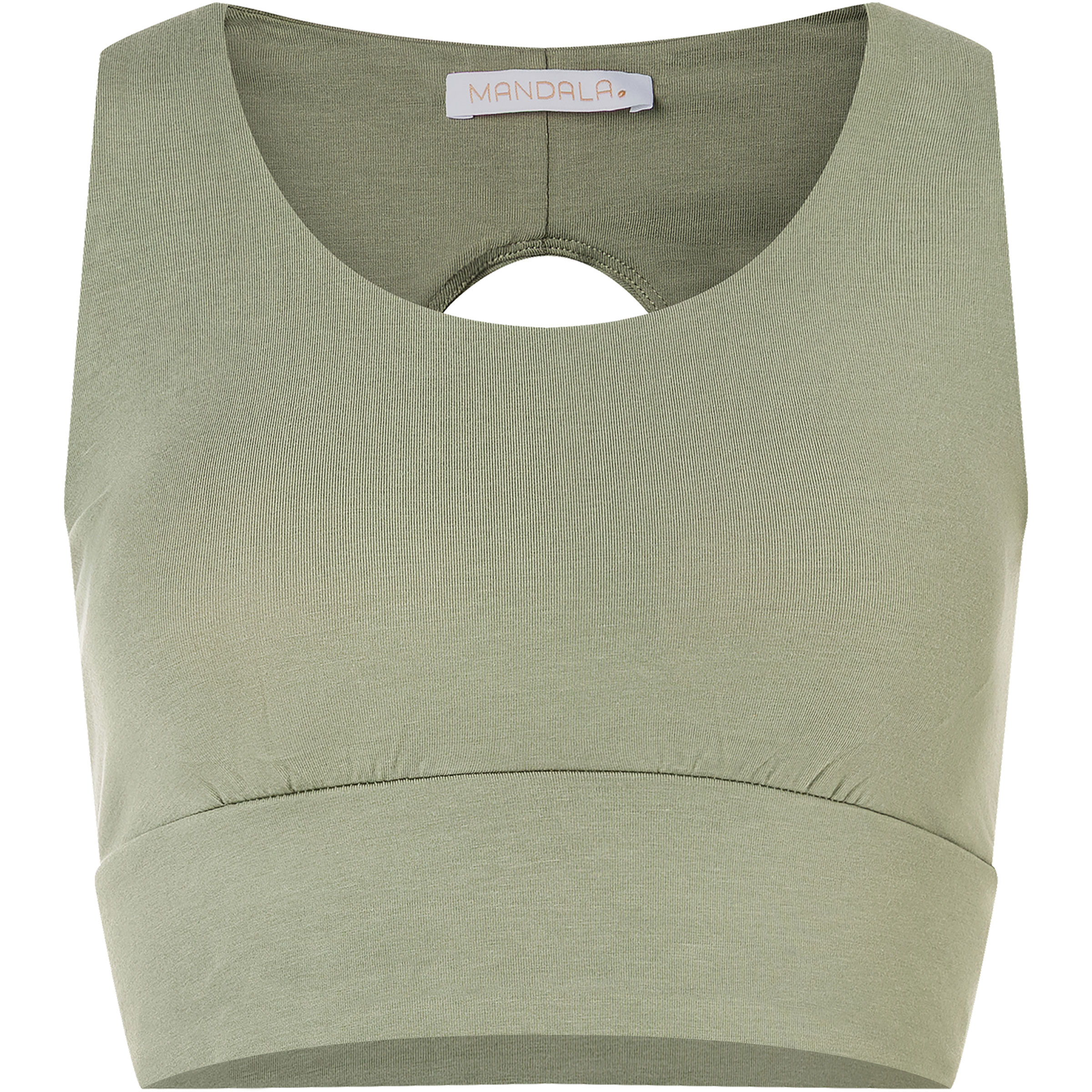 Mandala Wellness Sport BH Damen Sport-BHs gruen Größe XS Yoga Hautfreundlich Lyocell (Tencel)