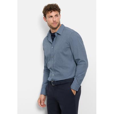 Langarmhemd OLYMP "OLYMP Casual, Regular Fit, Kent", Herren, Gr. 3XL, Normaler Arm, blau, 100% Baumwolle, Hemden