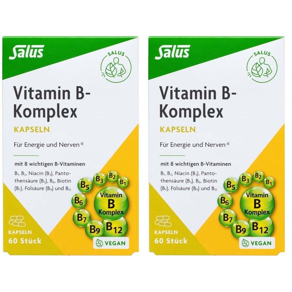 Vitamin B Komplex vegetabile Kapseln Salus 2x 2x60 St