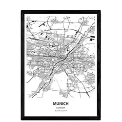 POSTER München - Deutschland A3 Rahmenlos