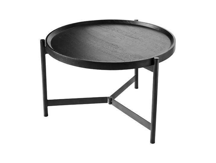 MUUBS Nevada Couchtisch Ø70 cm Schwarz