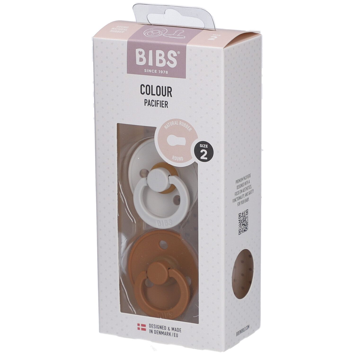 Bibs Fopspeen Haze - Caramel 6-18 Maanden 2 St Sauger
