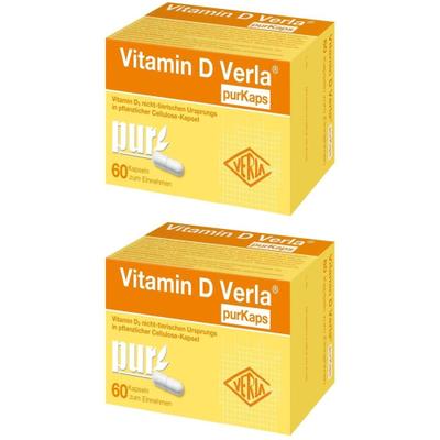 Vitamin D Verla purKaps 2x 2x60 St Kapseln