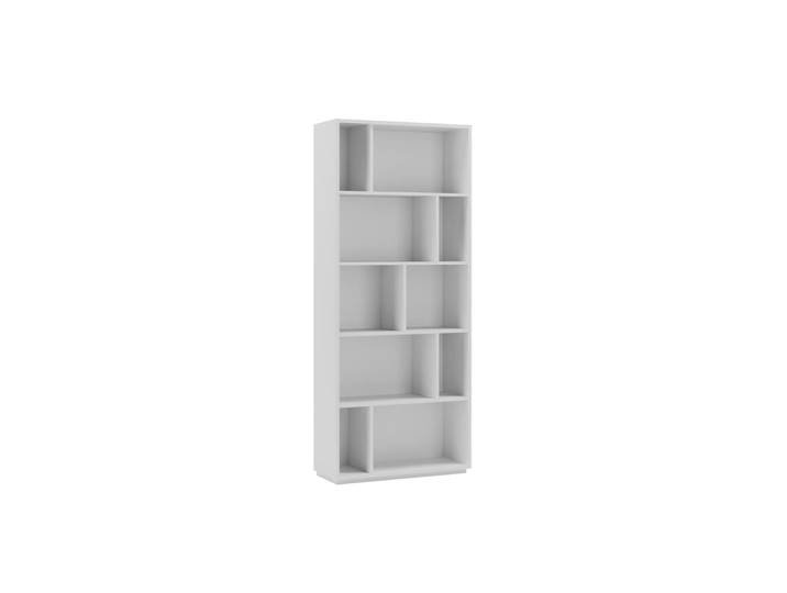 Bibliothèque en mélaminé blanc 191x80x32 cm
