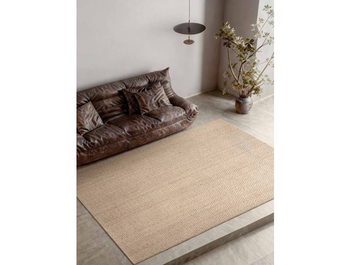Juteteppich Mirabelle Weiß/Beige/Elfenbein/Weiß 200 x 300cm Jute