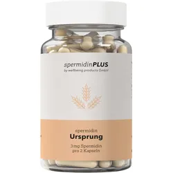 SpermidinPLUS Ursprung Kapseln für Zellen | Weizenkeim 60 St