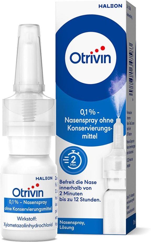 Otrivin 0,1 % Nasenspray ohne Konservierungsmittel 10ml