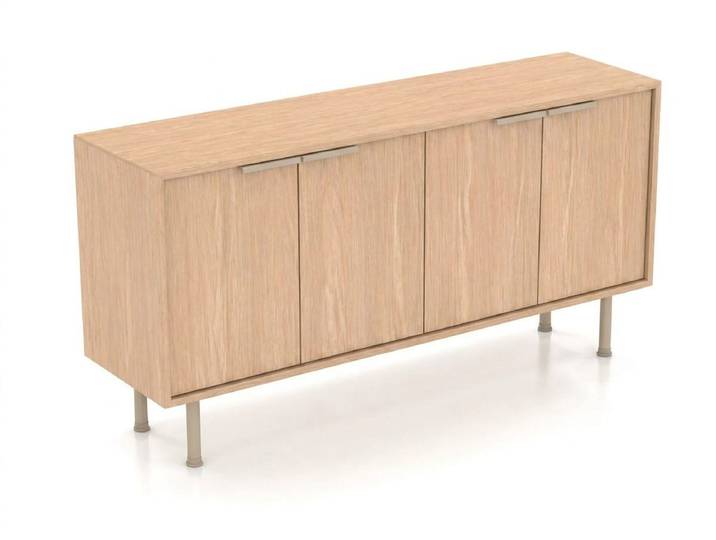 JVmoebel Sideboard Sideboard Holz modern Büro Möbel Kommode Schrank minimal, Made in Europa