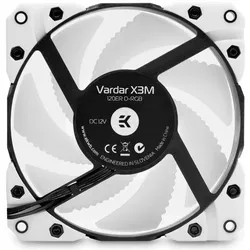 EKWB EK-Vardar X3M 120ER D-RGB (120 mm), PC Lüfter, Weiss