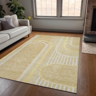 Addison Rugs Machine Washable Indoor/ Outdoor Chantille Mid Century Modern Rug