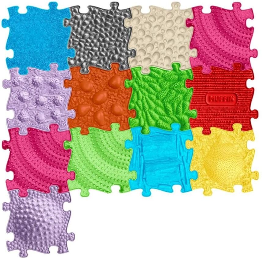 MUFFIKÿ Tapis sensoriel muffik ensemble huge 1 - 13 pièces Bleu 30x15x29cm