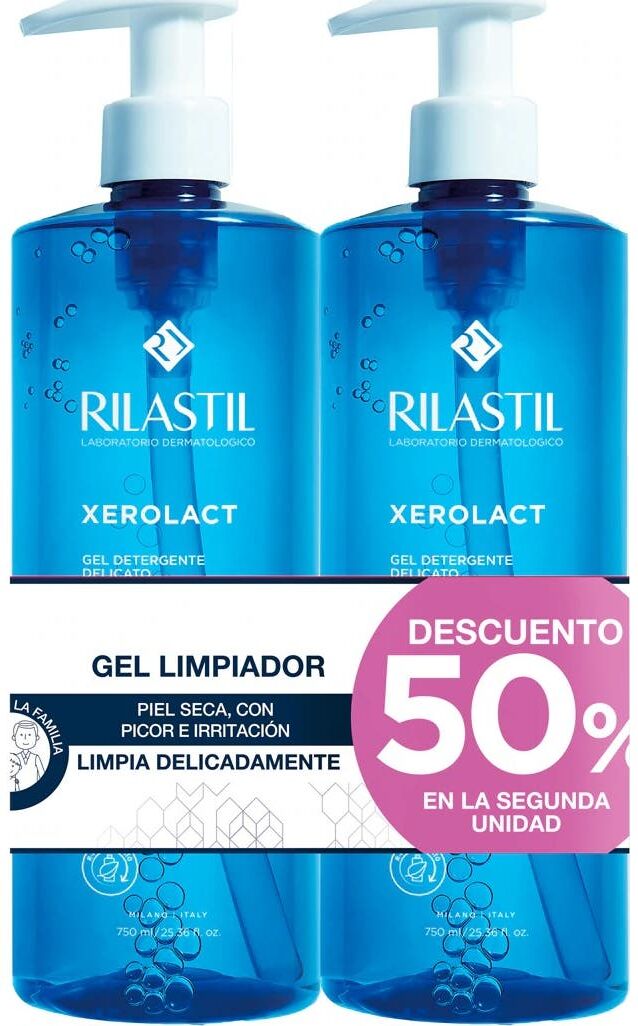 Rilastil Xerolact Gel Limpiador 2x750ml