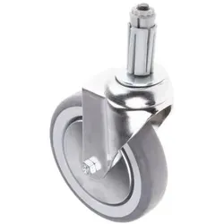 RS PRO, Möbelrollen, Gummireifenfuss antistatisch 125mm