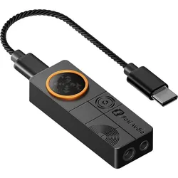Fosi Audio DS3, 32 Bit/768kHz DAC + Kopfhörerverstärker black (USB-DAC), Kopfhörerverstärker, Schwarz