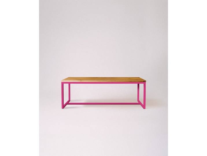 KAWENTSMANN Sitzbank Sitzbank Holz & Stahlgestell mit Mittelstrebe TALON