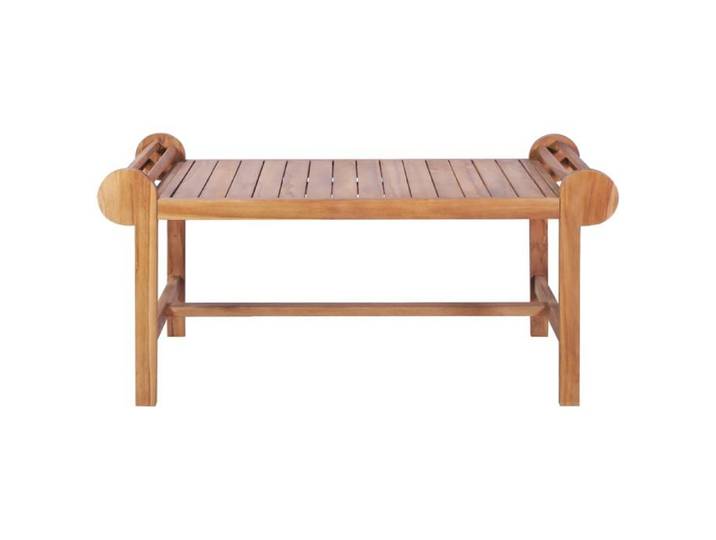 Table basse - SWEETY - 100x50x45 cm Teck solide - Pour Salon - 44734