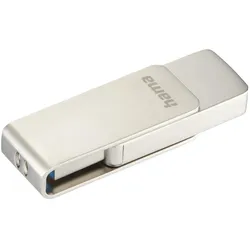 Hama Rotate Pro USB Stick 64GB, USB 3.0, silber, 70MB/s